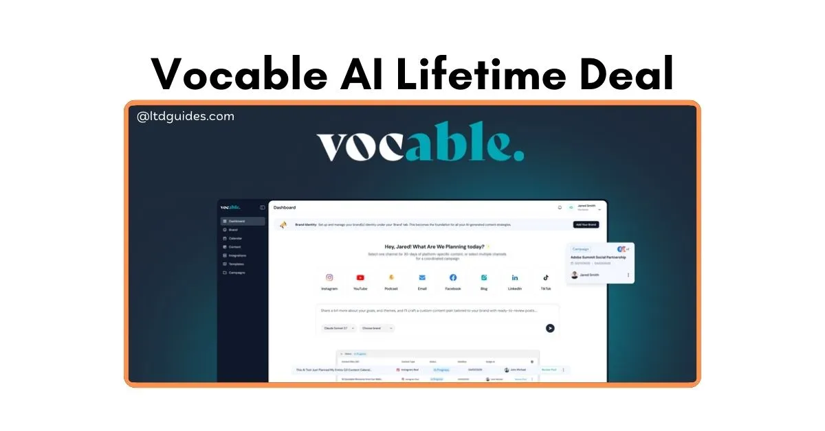 Vocable AI Lifetime Deal