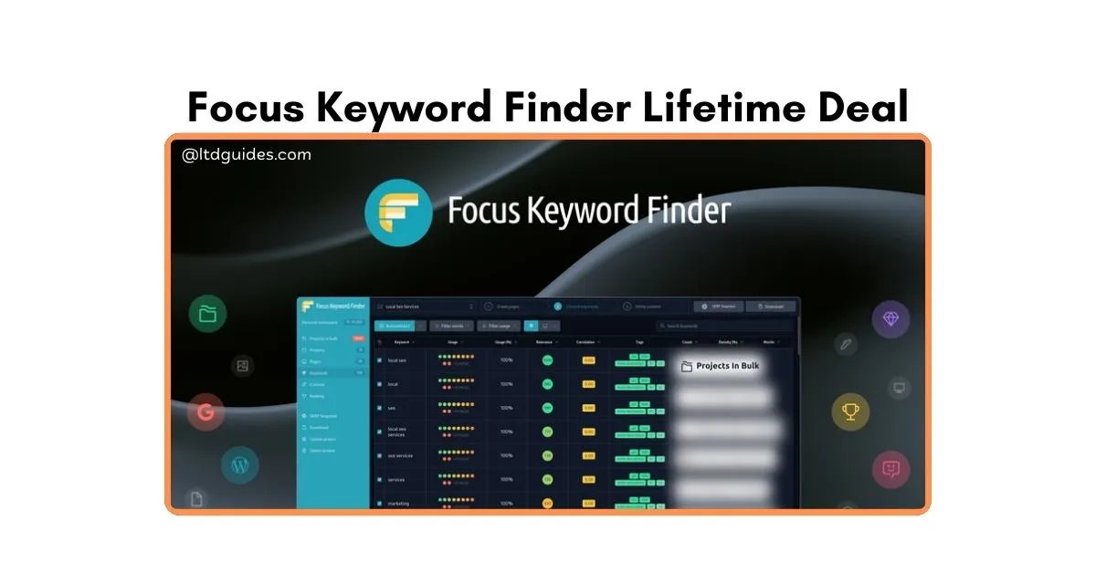 Focus Keyword Finder Lifetime Deal