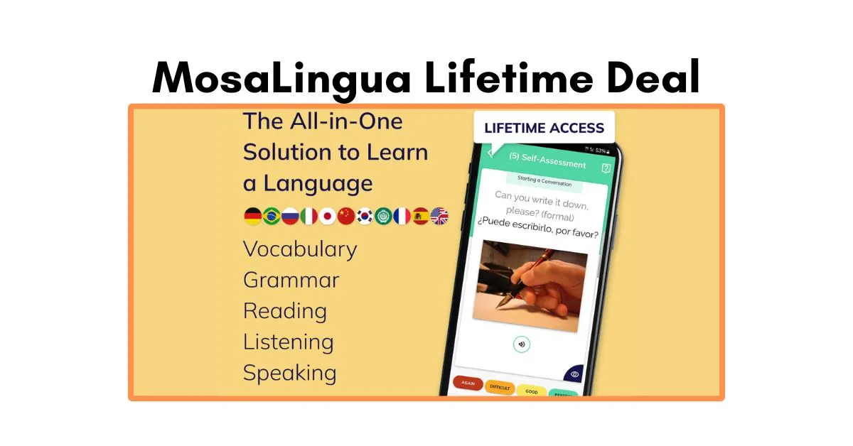 MosaLingua Lifetime Deal
