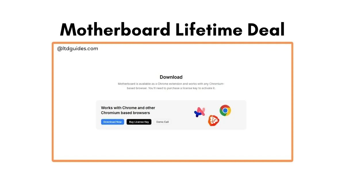 Motherboard Lifetime Deal
