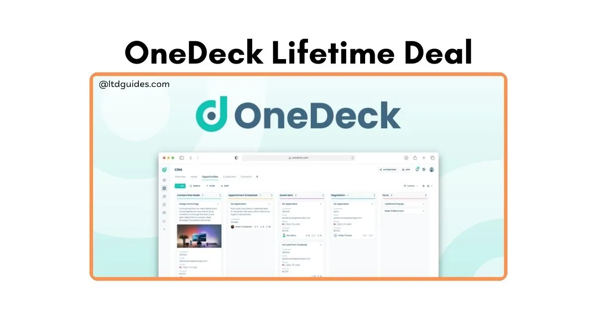 OneDeck Lifetime Deal