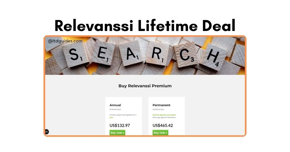 Relevanssi Lifetime Deal