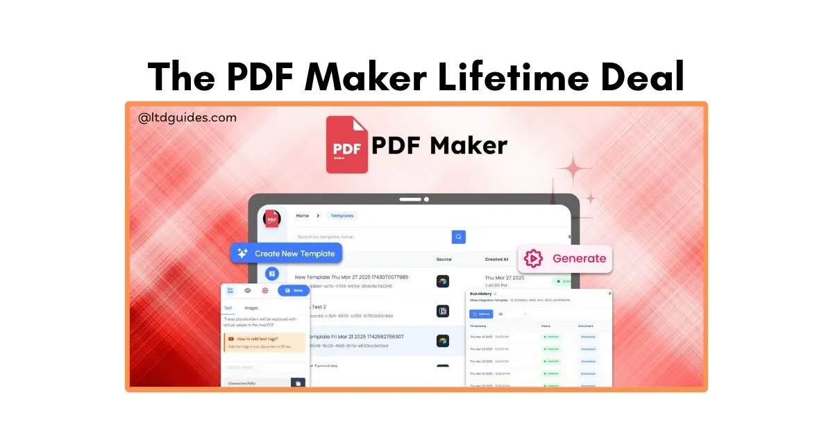 The PDF Maker Lifetime Deal