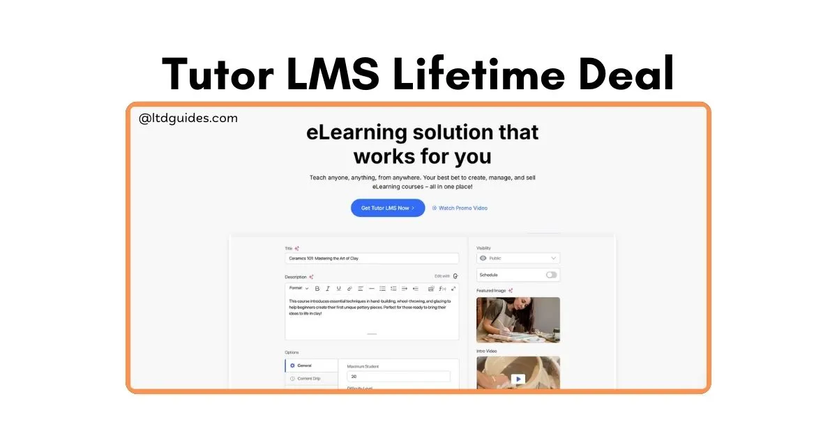 Tutor LMS Lifetime Deal