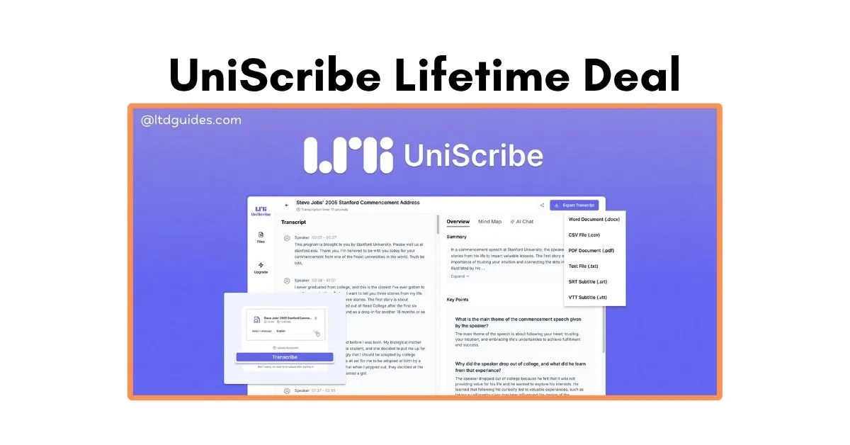 UniScribe Lifetime Deal