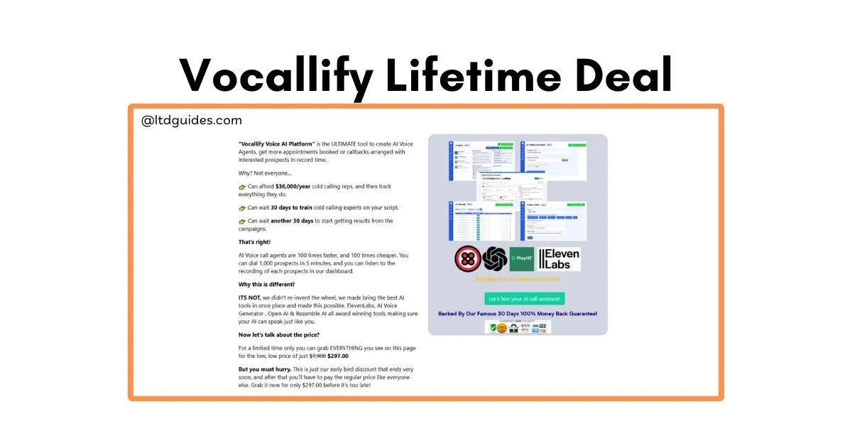 Vocallify Lifetime Deal