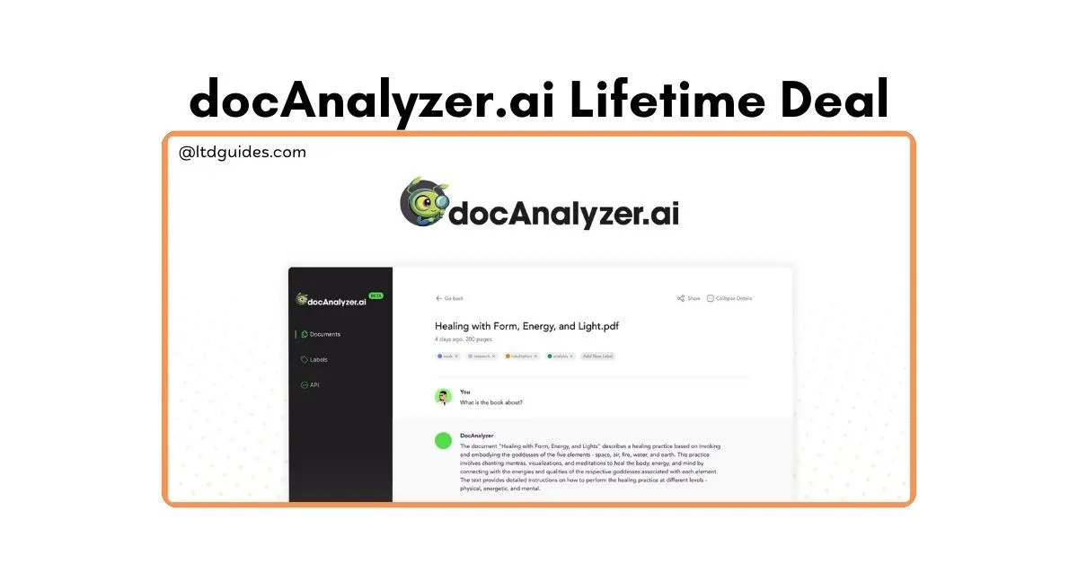 docAnalyzer.ai Lifetime Deal