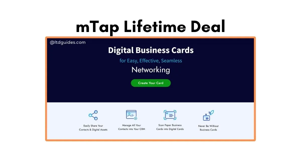 mTap Lifetime Deal