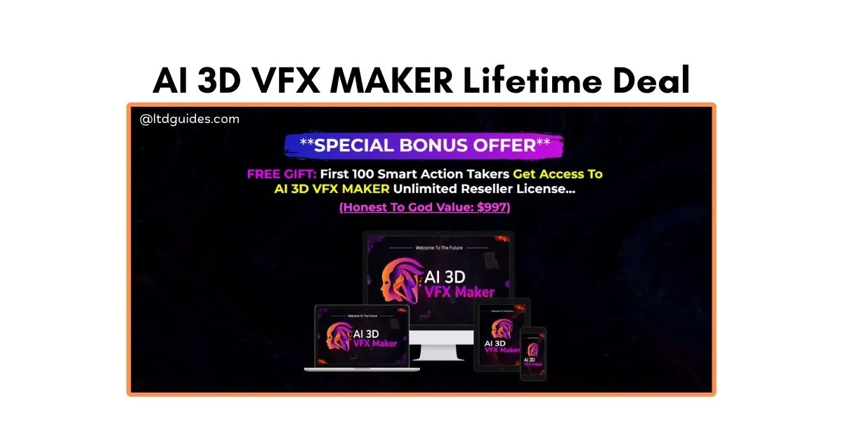 AI 3D VFX MAKER Lifetime Deal