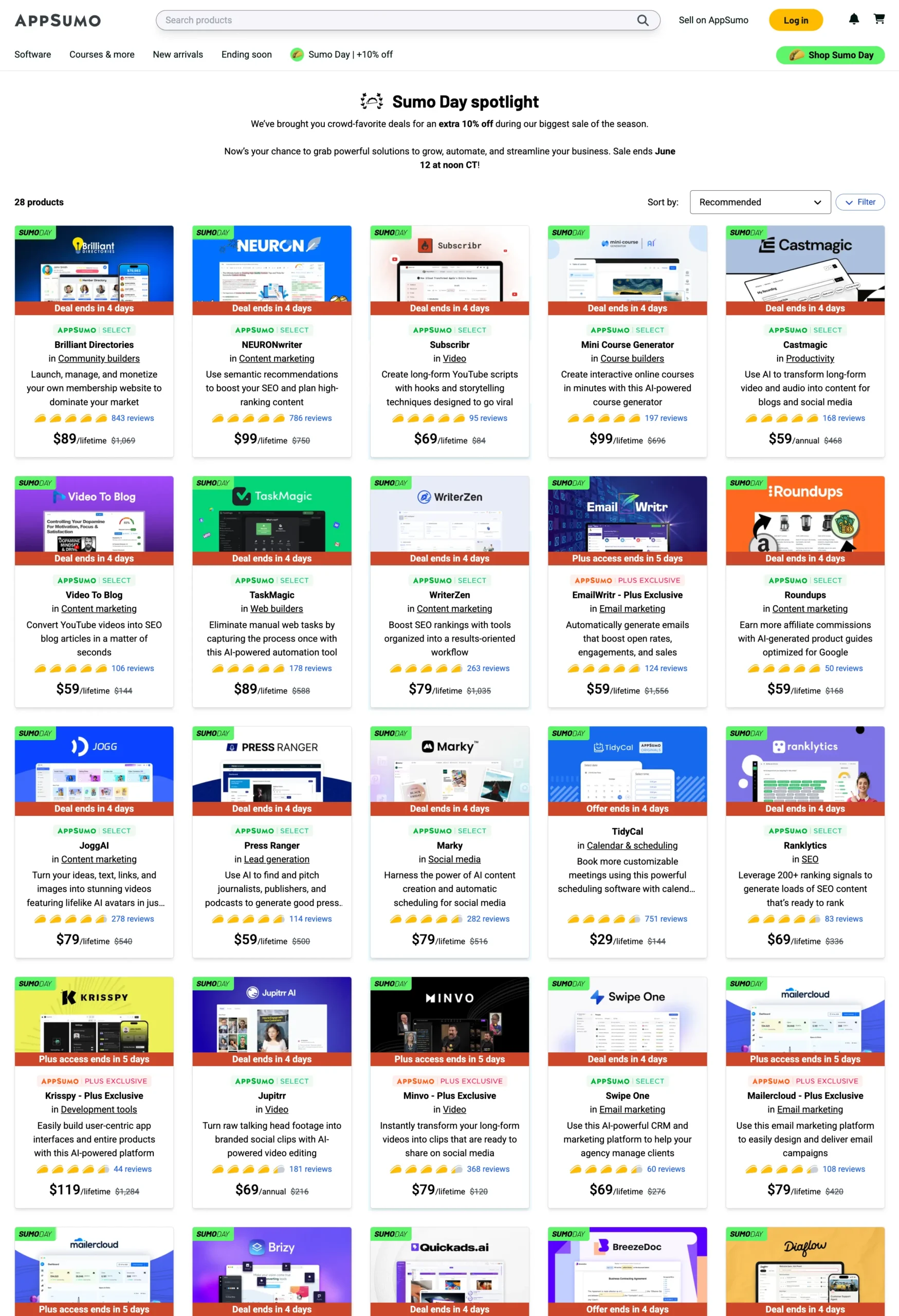 AppSumo Sumo Day Deals 2025