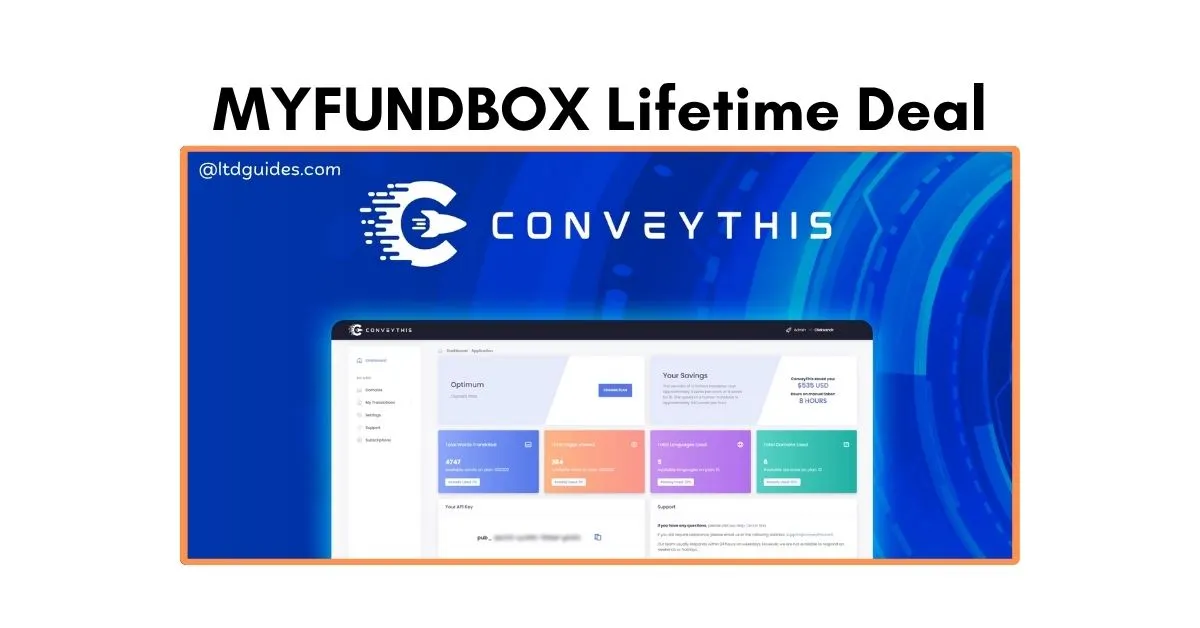 ConveyThis Lifetime Deal