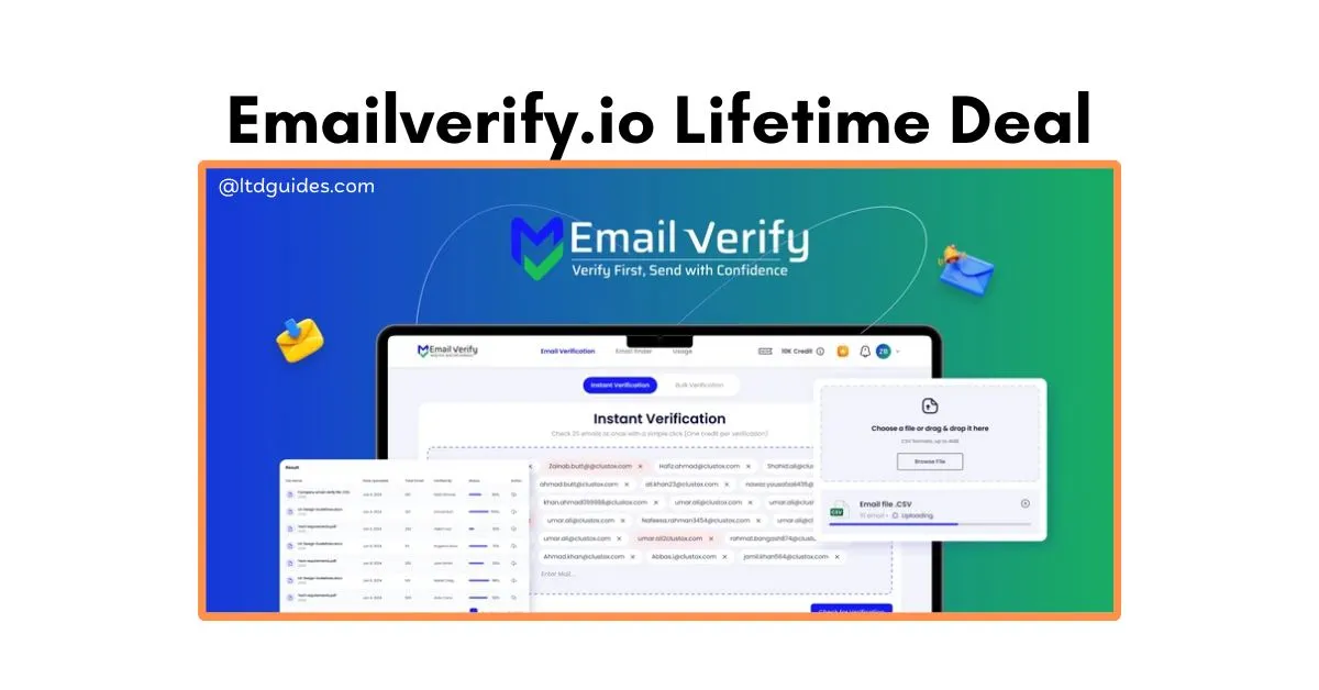 Emailverify.io Lifetime Deal