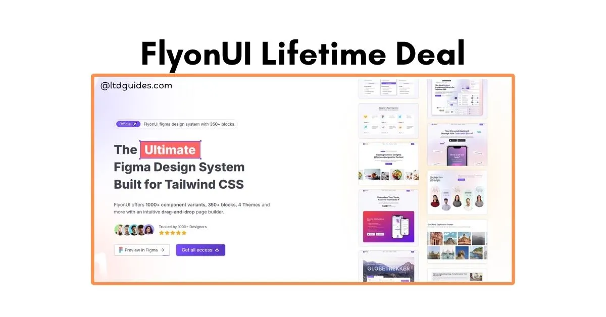 FlyonUI Lifetime Deal