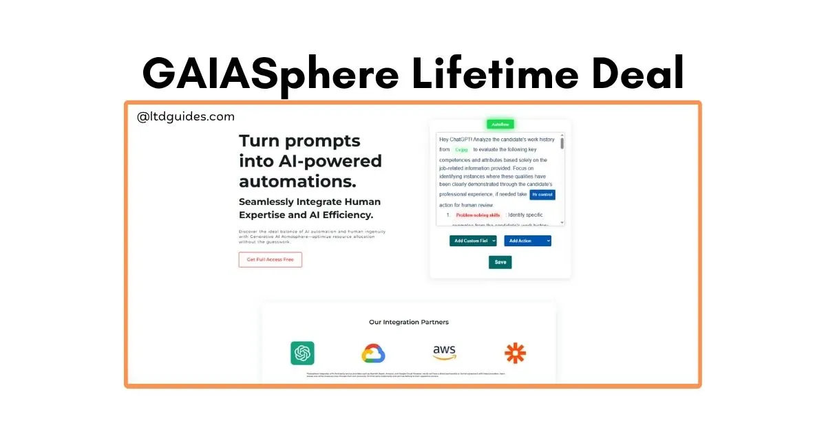 GAIASphere Lifetime Deal