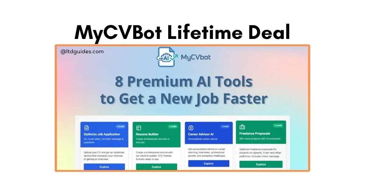 MyCVBot Lifetime Deal