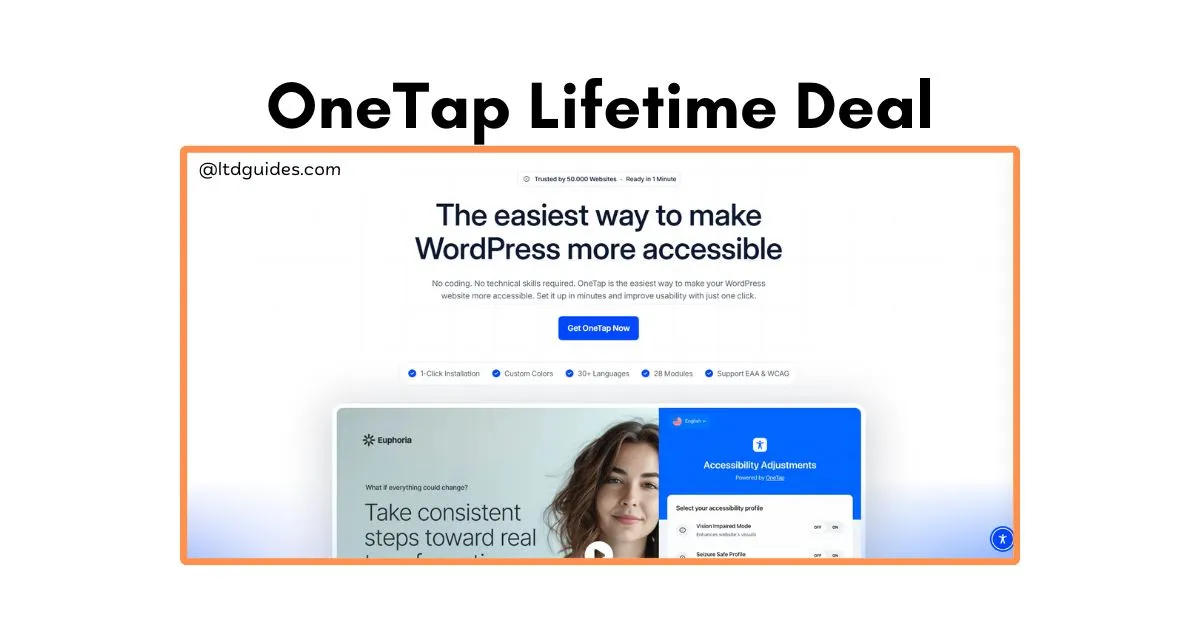OneTap Lifetime Deal