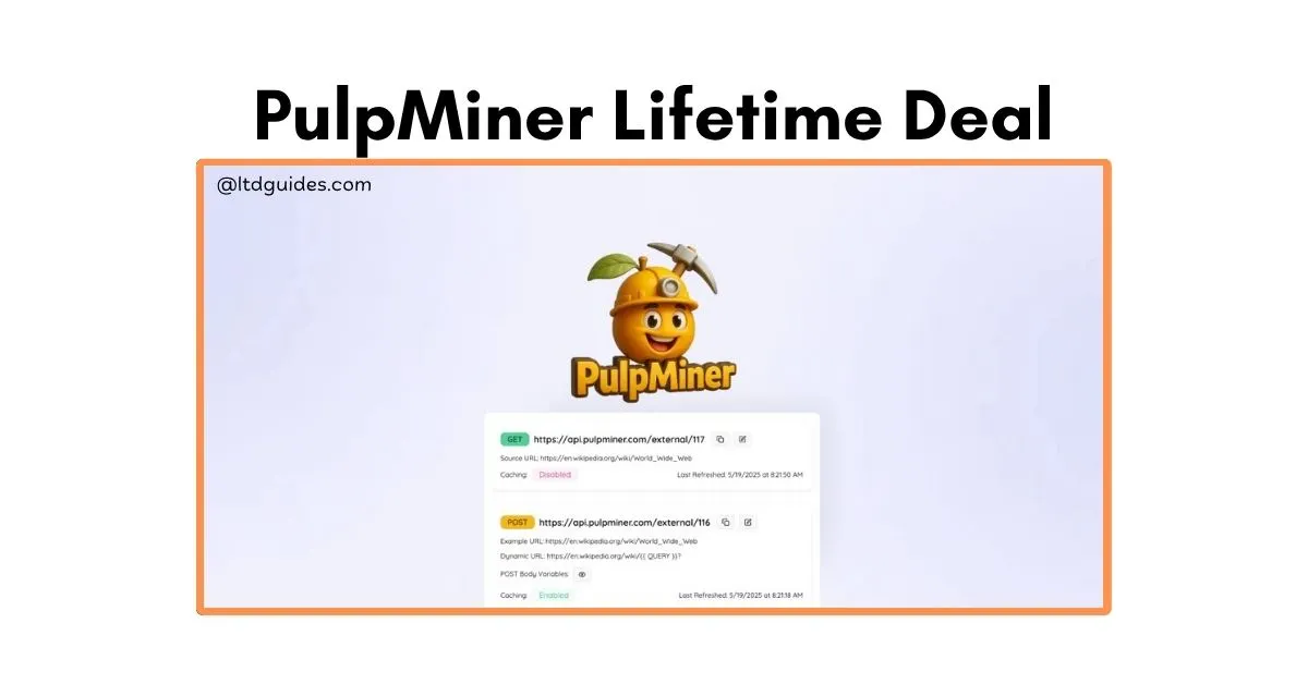 PulpMiner Lifetime Deal