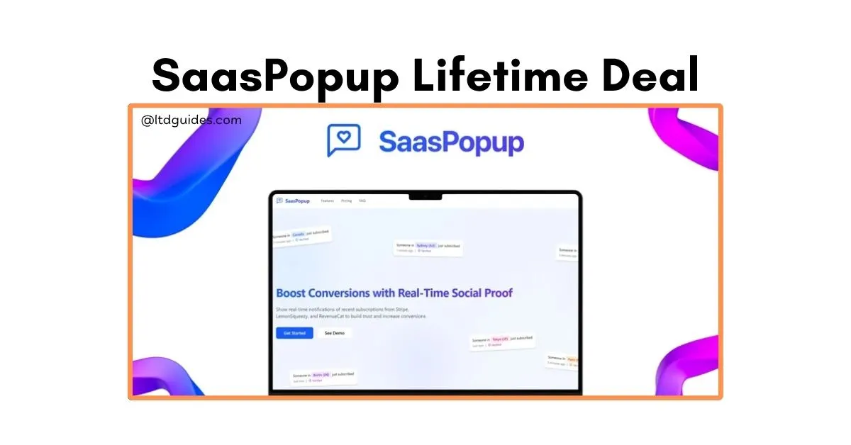 SaasPopup Lifetime Deal