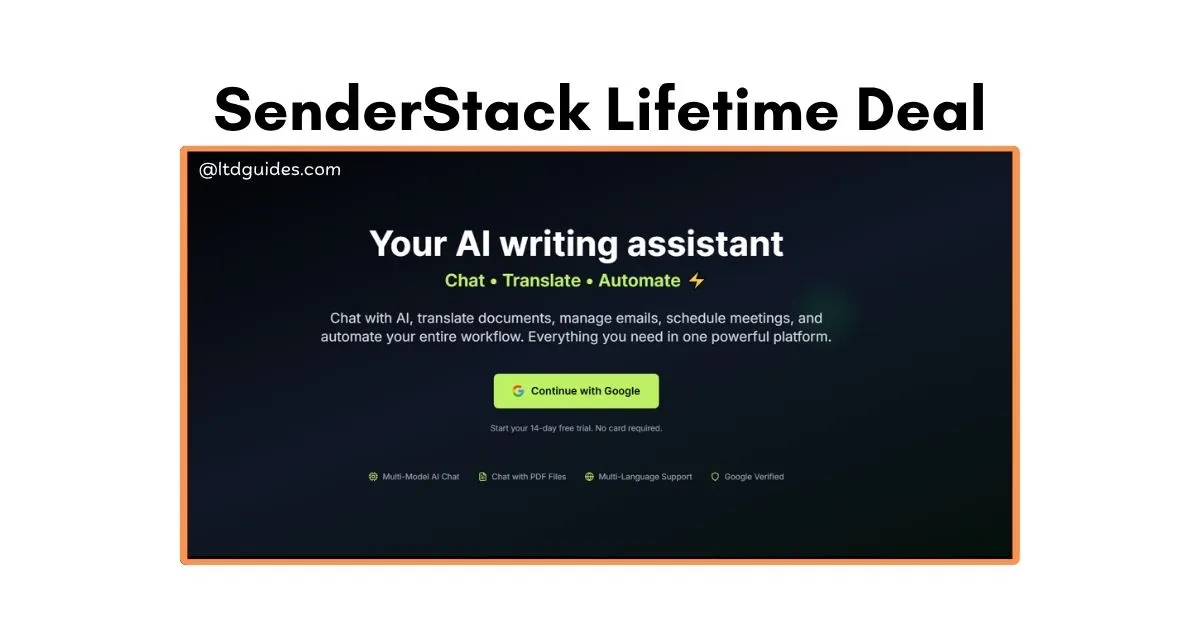 SenderStack Lifetime Deal