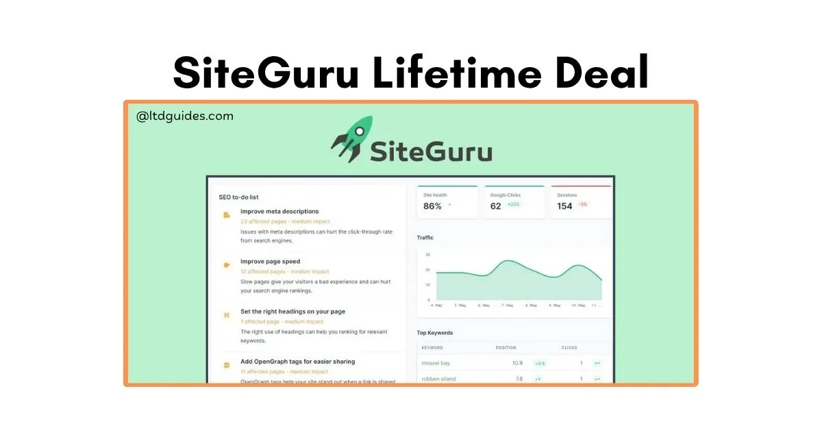 SiteGuru Lifetime Deal