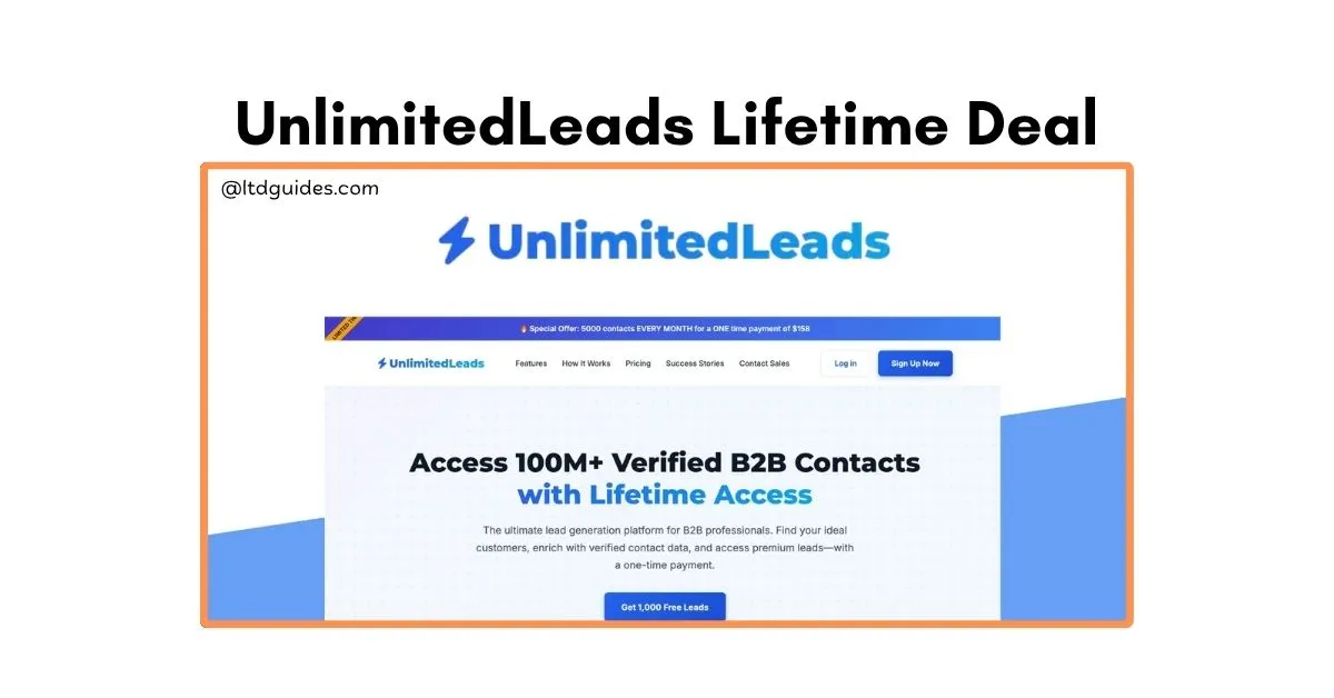 UnlimitedLeads Lifetime Deal