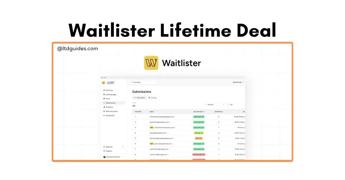 Waitlister Lifetime Deal