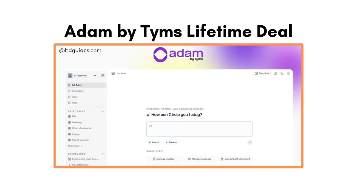 Adam by-Tyms Lifetime Deal