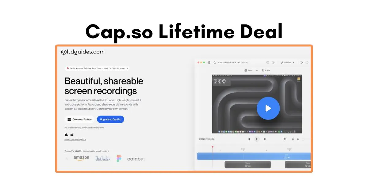 Cap.so Lifetime Deal
