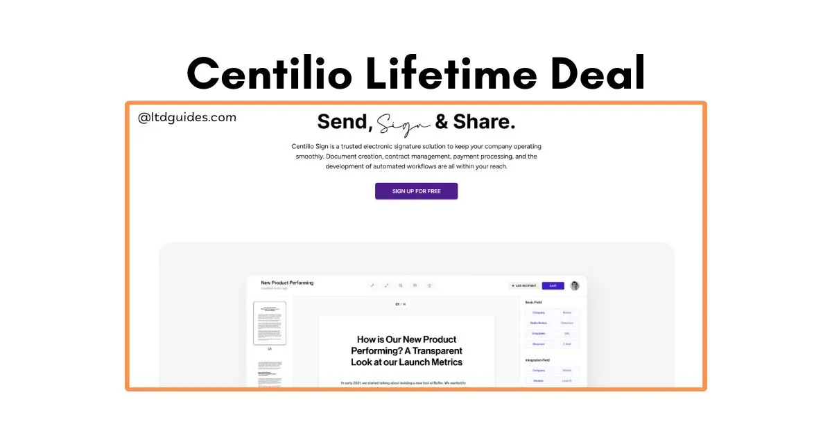 Centilio Lifetime Deal