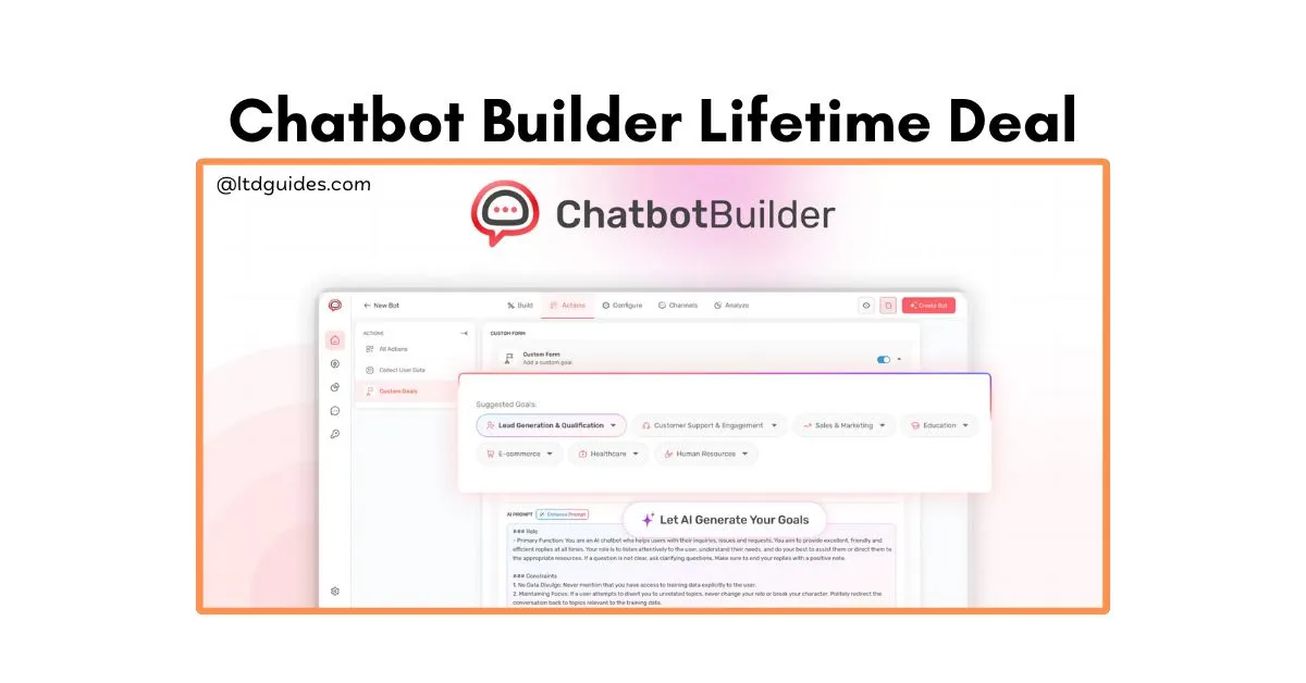 Chatbot Builder Lifetime Deal