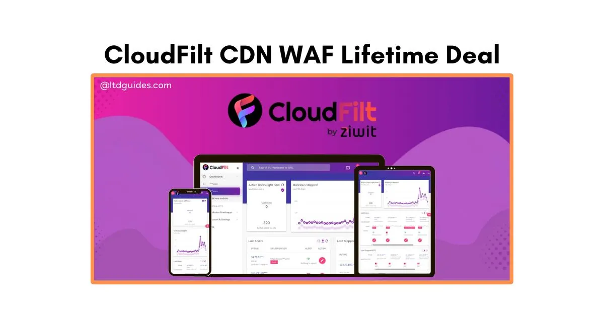 CloudFilt CDN WAF Lifetime Deal