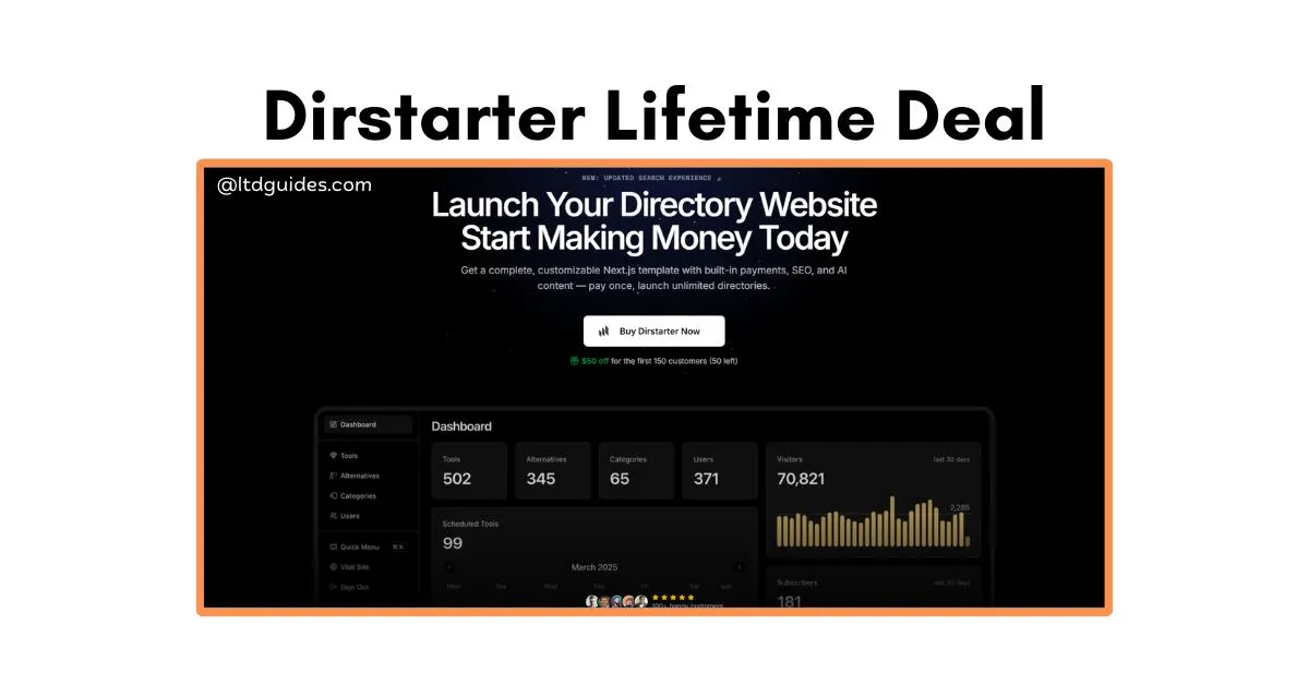 Dirstarter Lifetime Deal