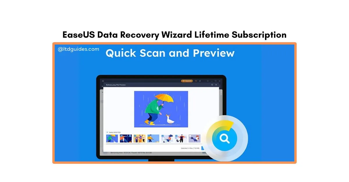 EaseUS Data Recovery Wizard Lifetime Subscription