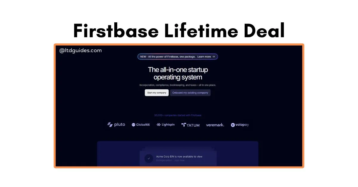 Firstbase Lifetime Deal
