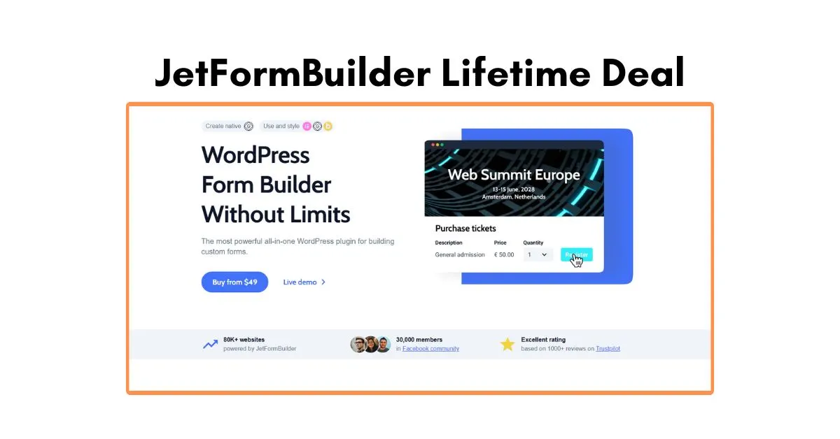 JetFormBuilder Lifetime Deal