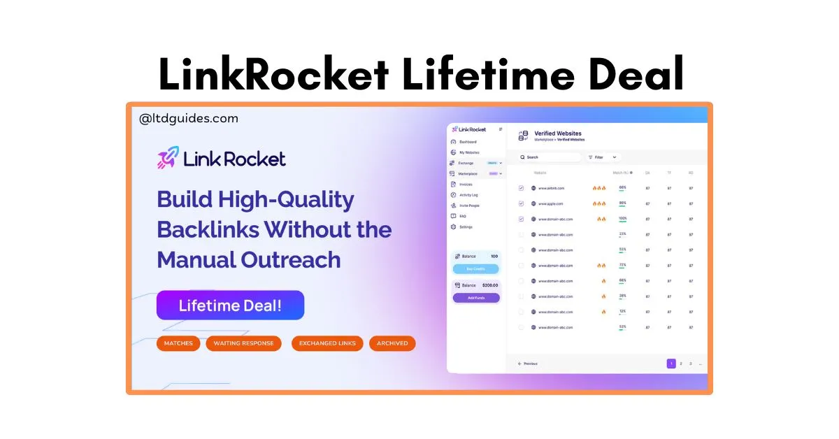 LinkRocket Lifetime Deal