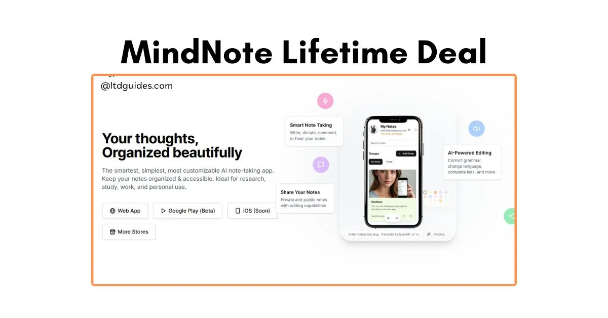 MindNote Lifetime Deal