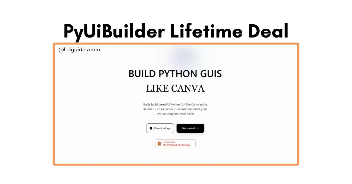 PyUiBuilder Lifetime Deal