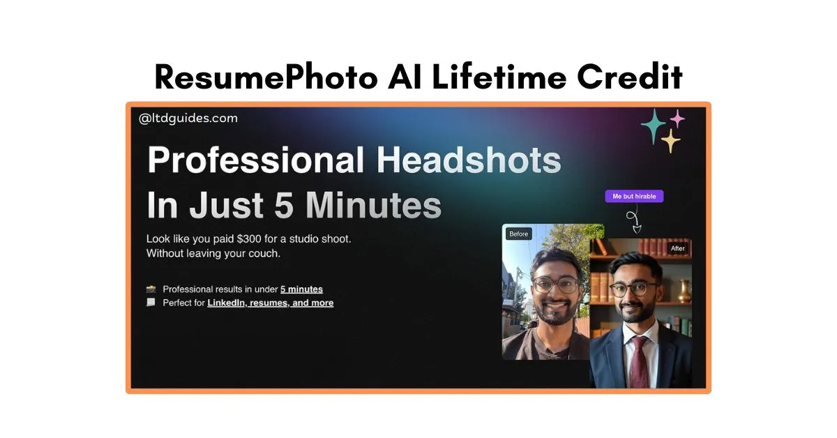 ResumePhoto AI Lifetime Credit