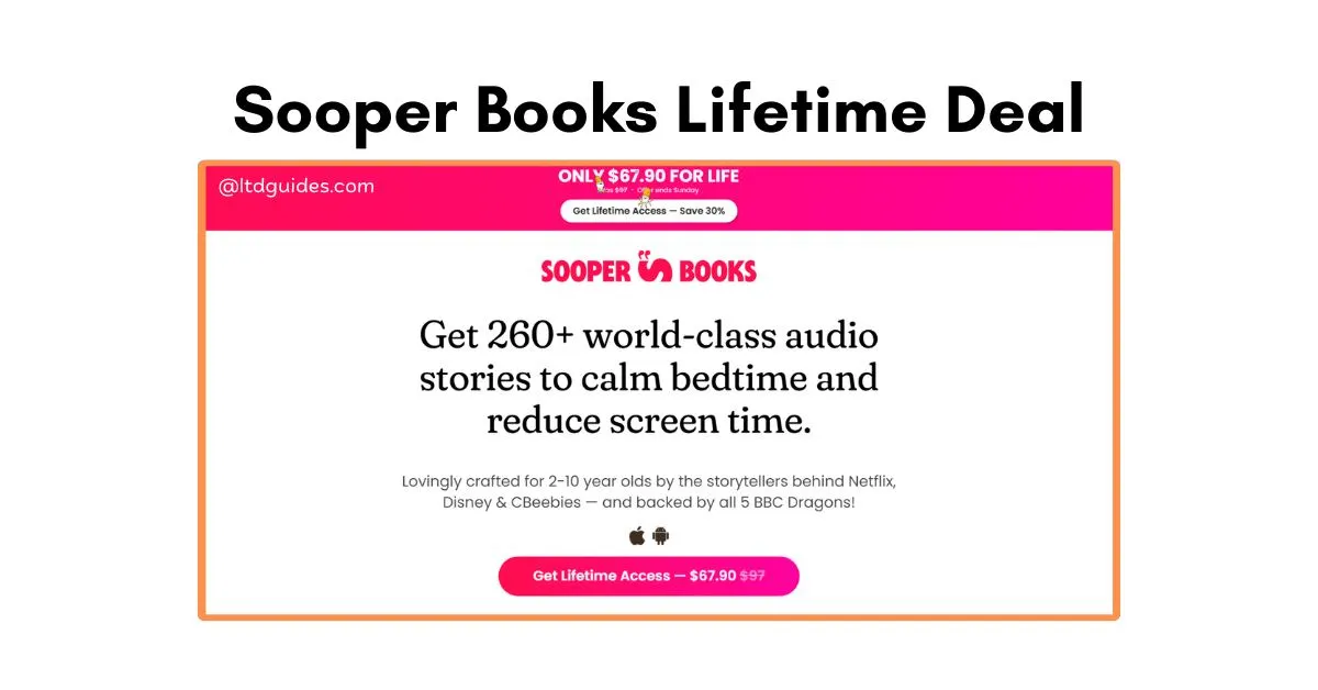 Sooper Books Lifetime Deal