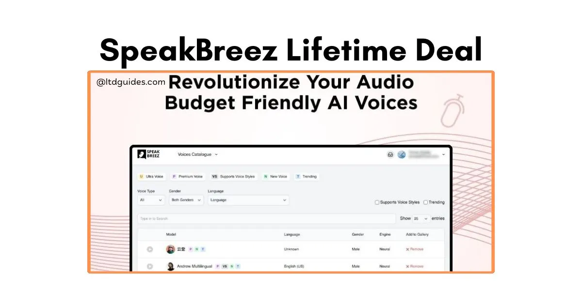 SpeakBreez Lifetime Deal