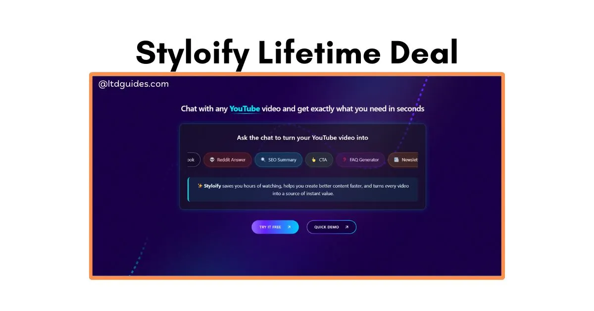 Styloify Lifetime Deal