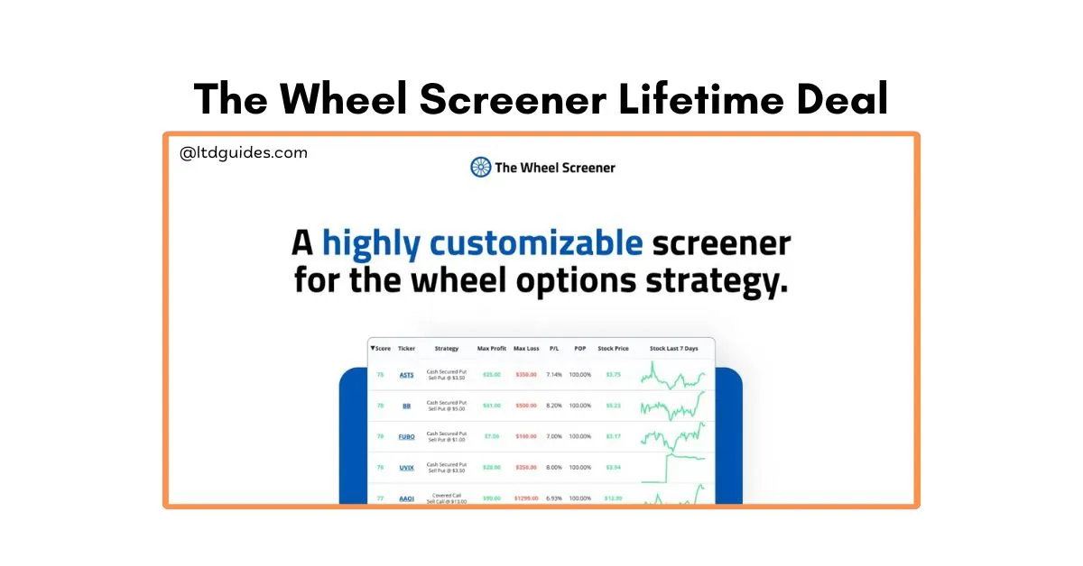 The Wheel Screener Lifetime Deal