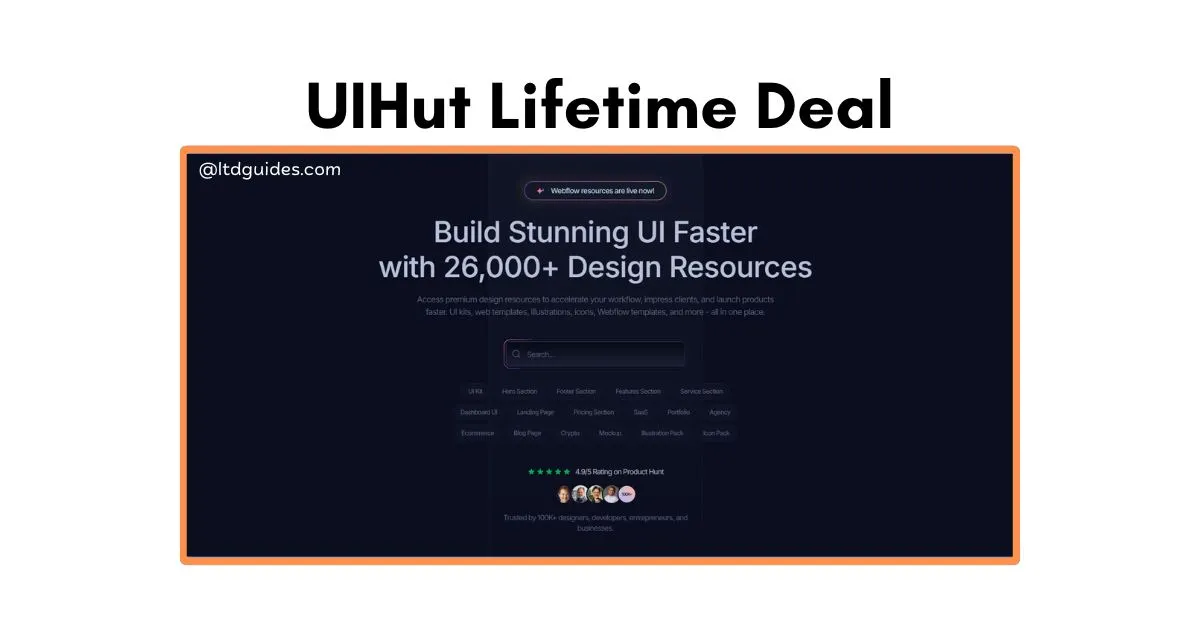 UIHut Lifetime Deal