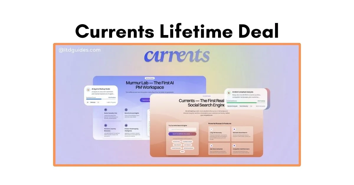 Currents Lifetime Deal