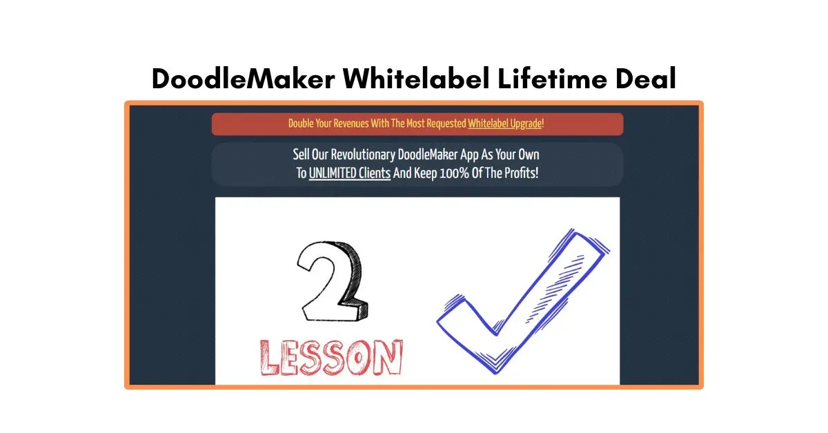 DoodleMaker Whitelabel Lifetime Deal