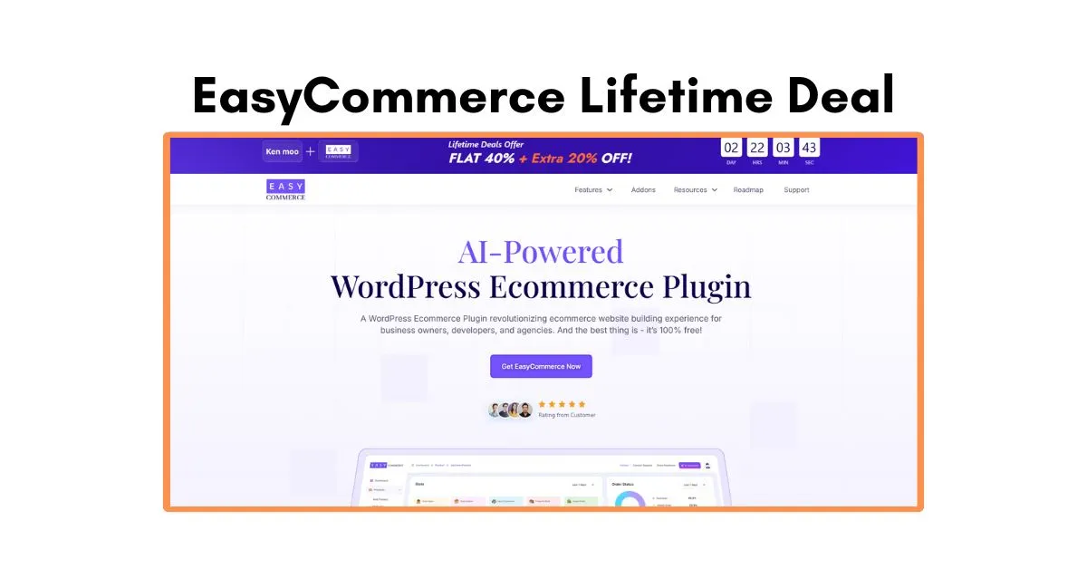 EasyCommerce Lifetime Deal