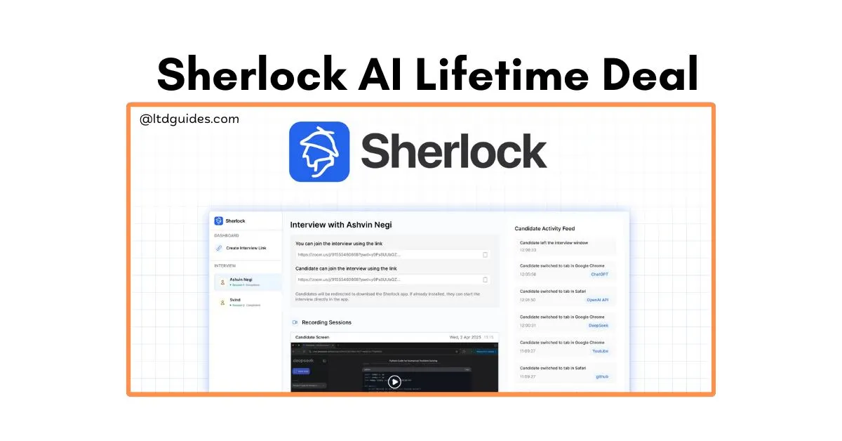 Sherlock AI Lifetime Deal