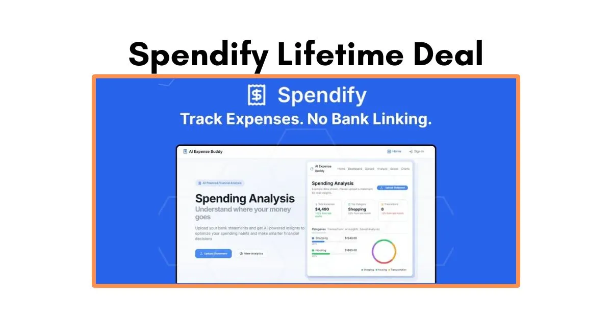 Spendify Lifetime Deal