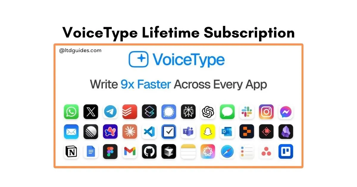 VoiceType Lifetime Subscription